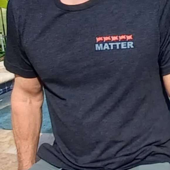 NWOT Red Flags Matter Tri-Blend Unisex Tee - Picture 2 of 5